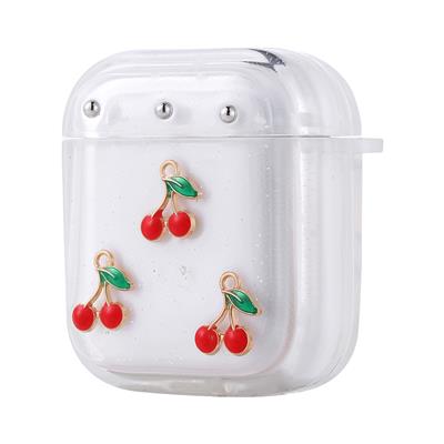 Apple Airpods Zore Airbag 44 Airbag Tasarımlı Simli Şeffaf Kutup Uyumlu Kılıf