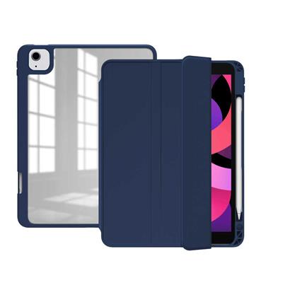 Apple iPad Air 10.9 2022 (5.Nesil) Uyumlu Kılıf Zore Nort Arkası Şeffaf Standlı Uyumlu Kılıf