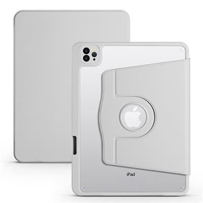Apple iPad Air 11 2024 Uyumlu Kılıf Zore Termik Kalem Bölmeli Dönebilen Standlı Uyumlu Kılıf