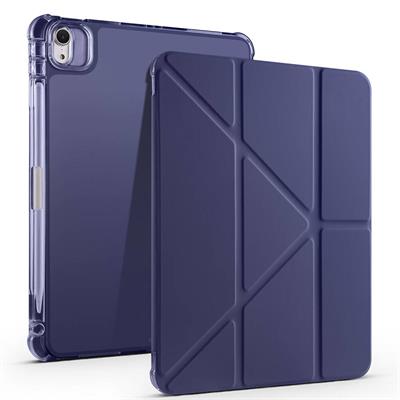 Apple iPad Air 11 2024 Uyumlu Kılıf Zore Tri Folding Kalem Bölmeli Standlı Uyumlu Kılıf