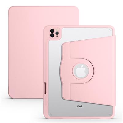 Apple iPad Air 11 2024 Uyumlu Kılıf Zore Termik Kalem Bölmeli Dönebilen Standlı Uyumlu Kılıf