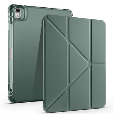 Apple iPad Air 11 2025 M3 Uyumlu Kılıf Zore Tri Folding Kalem Bölmeli Standlı Uyumlu Kılıf