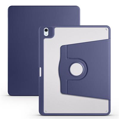 Apple iPad Air 13 2024 Uyumlu Kılıf Zore Termik Kalem Bölmeli Dönebilen Standlı Uyumlu Kılıf
