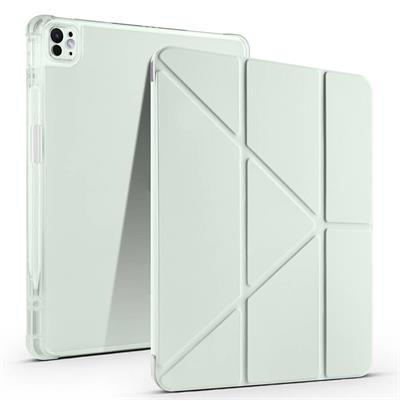 Apple iPad Air 13 2025 M3 Uyumlu Kılıf Zore Tri Folding Kalem Bölmeli Standlı Uyumlu Kılıf
