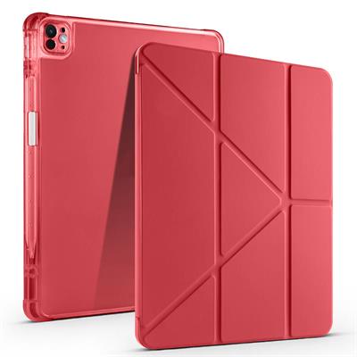 Apple iPad Air 13 2025 M3 Uyumlu Kılıf Zore Tri Folding Kalem Bölmeli Standlı Uyumlu Kılıf