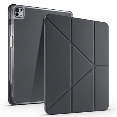 Apple iPad Air 13 2025 M3 Uyumlu Kılıf Zore Tri Folding Kalem Bölmeli Standlı Uyumlu Kılıf