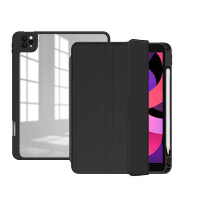 Apple iPad Pro 11 2022 M2 Uyumlu Kılıf Zore Nort Arkası Şeffaf Standlı Uyumlu Kılıf