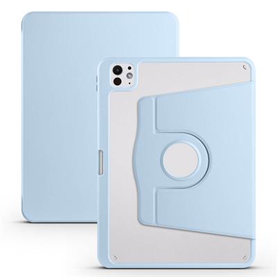 Apple iPad Pro 11 2024 Uyumlu Kılıf Zore Termik Kalem Bölmeli Dönebilen Standlı Uyumlu Kılıf