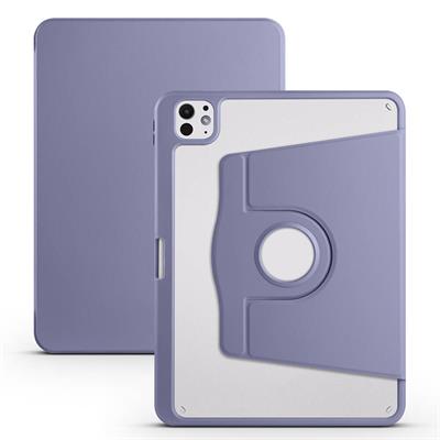 Apple iPad Pro 11 2024 Uyumlu Kılıf Zore Termik Kalem Bölmeli Dönebilen Standlı Uyumlu Kılıf