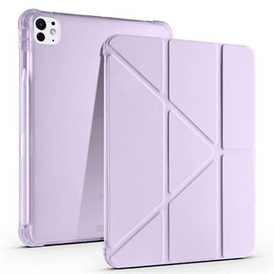 Apple iPad Pro 11 2024 Uyumlu Kılıf Zore Tri Folding Kalem Bölmeli Standlı Uyumlu Kılıf