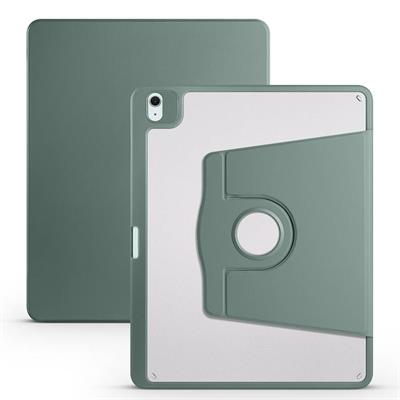 Apple iPad Pro 12.9 2022 M2 Uyumlu Kılıf Zore Termik Kalem Bölmeli Dönebilen Standlı Uyumlu Kılıf