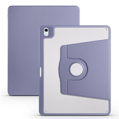 Apple iPad Pro 12.9 2022 M2 Uyumlu Kılıf Zore Termik Kalem Bölmeli Dönebilen Standlı Uyumlu Kılıf