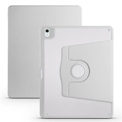 Apple iPad Pro 12.9 2022 M2 Uyumlu Kılıf Zore Termik Kalem Bölmeli Dönebilen Standlı Uyumlu Kılıf