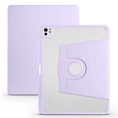 Apple iPad Pro 13 2024 Uyumlu Kılıf Zore Termik Kalem Bölmeli Dönebilen Standlı Uyumlu Kılıf