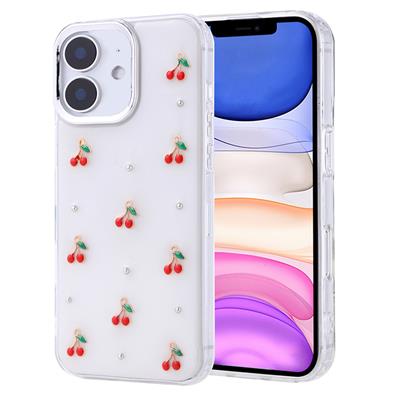 Apple iPhone 11 Uyumlu Kılıf Airbag Tasarımlı Simli Şeffaf Zore Kutup Kapak