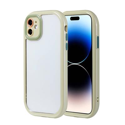 Apple iPhone 11 Uyumlu Kılıf Kamera Korumalı Renkli Kenar ve Çerçeve Tasarımlı Zore Vitamin Kapak