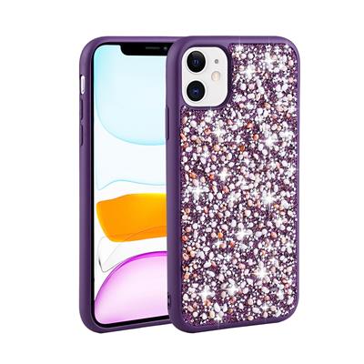 Apple iPhone 11 Uyumlu Kılıf Parlak Taşlı Tasarım Zore Linea Kapak