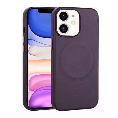 Apple iPhone 11 Uyumlu Kılıf PU Deri M-safe Wireless Şarj Özellikli Zore Derix Kapak