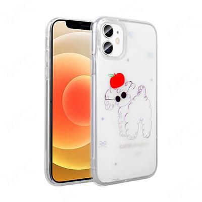 Apple iPhone 11 Uyumlu Kılıf Şeffaf Figürlü Zore Folk Sert Kapak