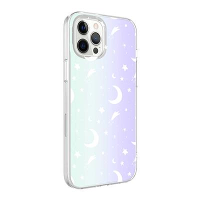Apple iPhone 12 Pro Uyumlu Kılıf Zore M-Blue Desenli Kapak