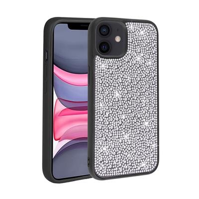 Apple iPhone 12 Uyumlu Kılıf Parlak Taşlı Tasarım Zore Ston Kapak