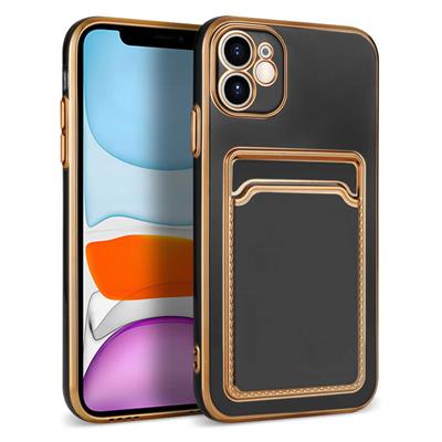 Apple iPhone 12 Uyumlu Kılıf Zore Bark Kartlıklı Kapak