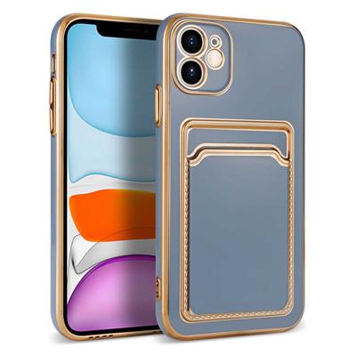 Apple iPhone 12 Uyumlu Kılıf Zore Bark Kartlıklı Kapak