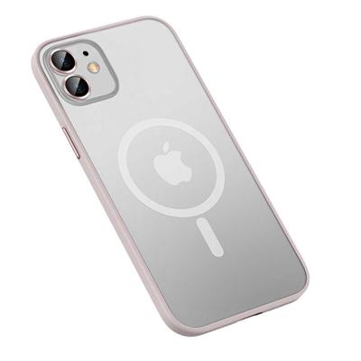 Apple iPhone 12 Uyumlu Kılıf Zore Mokka Wireless Kapak