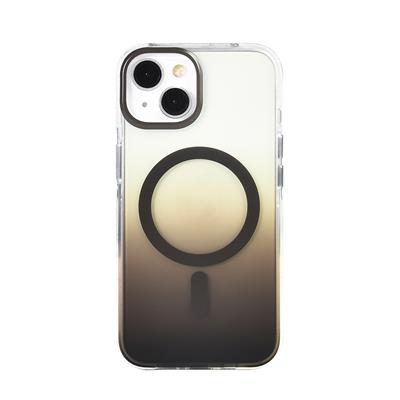 Apple iPhone 13 Kılıf M-safe Şarj Özellikli Transparan Renk Geçişli Zore Toros Kapak