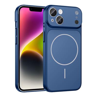 Apple iPhone 13 Kılıf Zore M-Safe Şarj Özellikli Kamera Korumalı Formen Kapak