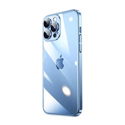 Apple iPhone 13 Pro Max Uyumlu Kılıf Sert PC Renkli Çerçeveli Zore Riksos Kapak