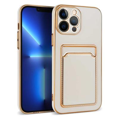 Apple iPhone 13 Pro Max Uyumlu Kılıf Zore Bark Kartlıklı Kapak