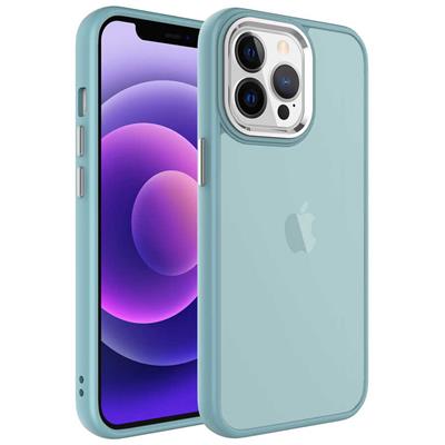 Apple iPhone 13 Pro Uyumlu Kılıf Buzlu Sert PC Zore May Kapak