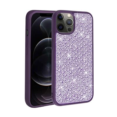 Apple iPhone 13 Pro Uyumlu Kılıf Parlak Taşlı Tasarım Zore Ston Kapak