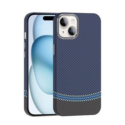 Apple iPhone 13 Uyumlu Kılıf M-safe Şarj Özellikli Karbon Fiber Görünümlü Zore Gros Kapak