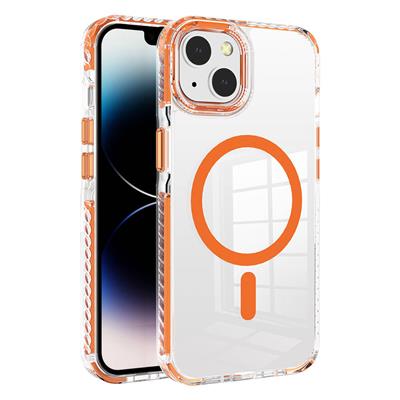 Apple iPhone 13 Uyumlu Kılıf M-safe Şarj Özellikli Airbagli Takılabilir Askı Aparatlı Zore Nana Kapak