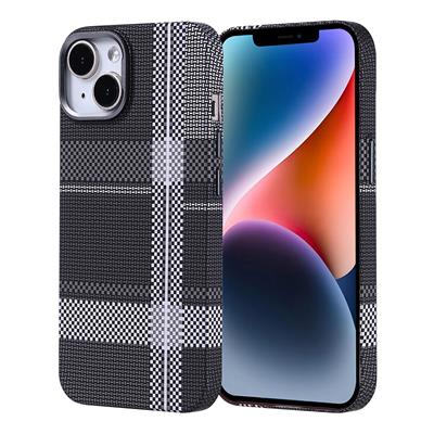 Apple iPhone 13 Uyumlu Kılıf M-safe Şarj Özellikli Karbon Fiber Görünümlü Zore Nekst Kapak