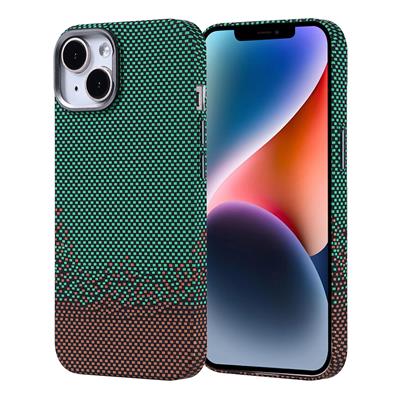 Apple iPhone 13 Uyumlu Kılıf M-safe Şarj Özellikli Karbon Fiber Görünümlü Zore Nekst Kapak