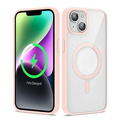 Apple iPhone 13 Uyumlu Kılıf M-safe Wireless Şarj Özellikli Silikon Zore Ege Kapak