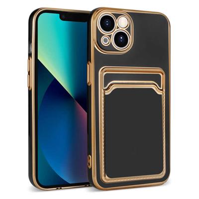 Apple iPhone 13 Uyumlu Kılıf Zore Bark Kartlıklı Kapak