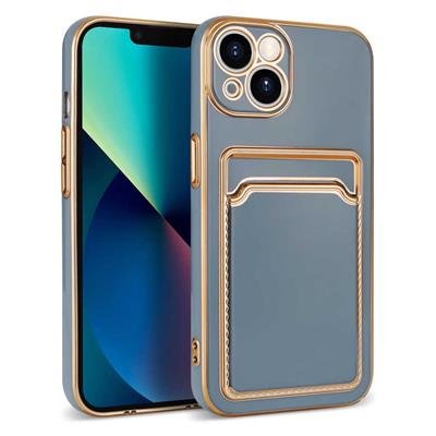 Apple iPhone 13 Uyumlu Kılıf Zore Bark Kartlıklı Kapak