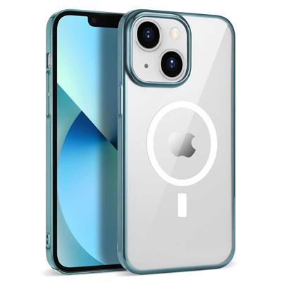 Apple iPhone 13 Uyumlu Kılıf Zore Wireless Şarj Özellikli Pixel M-safe Kapak