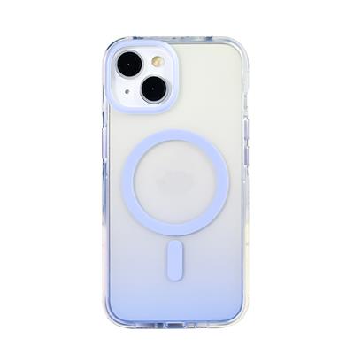 Apple iPhone 14 Kılıf M-safe Şarj Özellikli Transparan Renk Geçişli Zore Toros Kapak