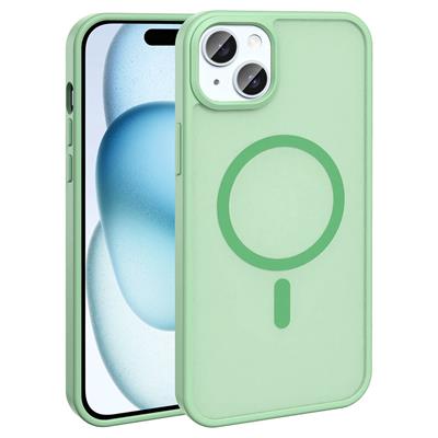 Apple iPhone 14 Plus Uyumlu Kılıf M-safe Şarj Özellikli Mat Arka Yüzey Zore Sio Kapak