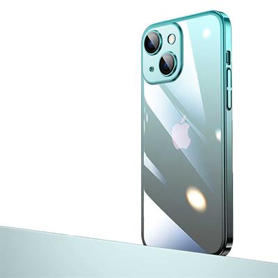 Apple iPhone 14 Plus Uyumlu Kılıf Parlak Renk Geçişli Kamera Korumalı Zore Senkron Kapak