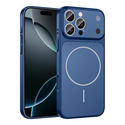 Apple iPhone 14 Pro Kılıf Zore M-Safe Şarj Özellikli Kamera Korumalı Formen Kapak