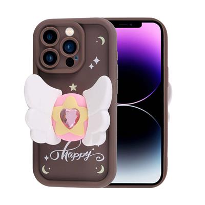 Apple iPhone 14 Pro Max Uyumlu Kılıf Kamera Korumalı Figür Tasarımlı Zore Kapya Kapak