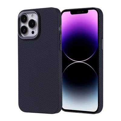 Apple iPhone 14 Pro Max Uyumlu Kılıf M-safe Şarj Özellikli Karbon Fiber Görünümlü Zore Nekst Kapak