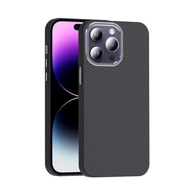 Apple iPhone 14 Pro Max Uyumlu Kılıf M-safe Şarj Özellikli Karbon Fiber Görünümlü Zore Gros Kapak