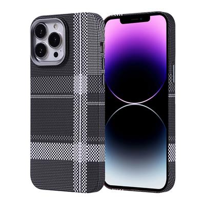 Apple iPhone 14 Pro Max Uyumlu Kılıf M-safe Şarj Özellikli Karbon Fiber Görünümlü Zore Nekst Kapak